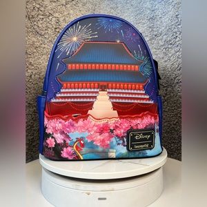 Loungefly: Disney Mulan Castle Light Up Mini Backpack